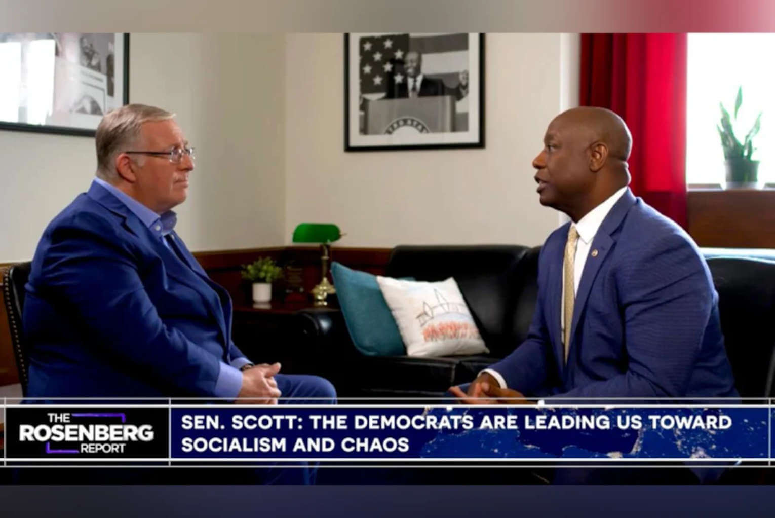 Is America Heading for a Second Civil War? Sen. Tim Scott Warns that Democrats Leading Nation Toward Socialism & Chaos