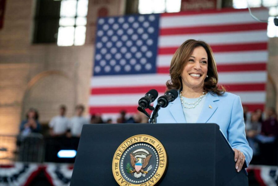 Kamala Harris Gives Acceptance Speech at the DNC