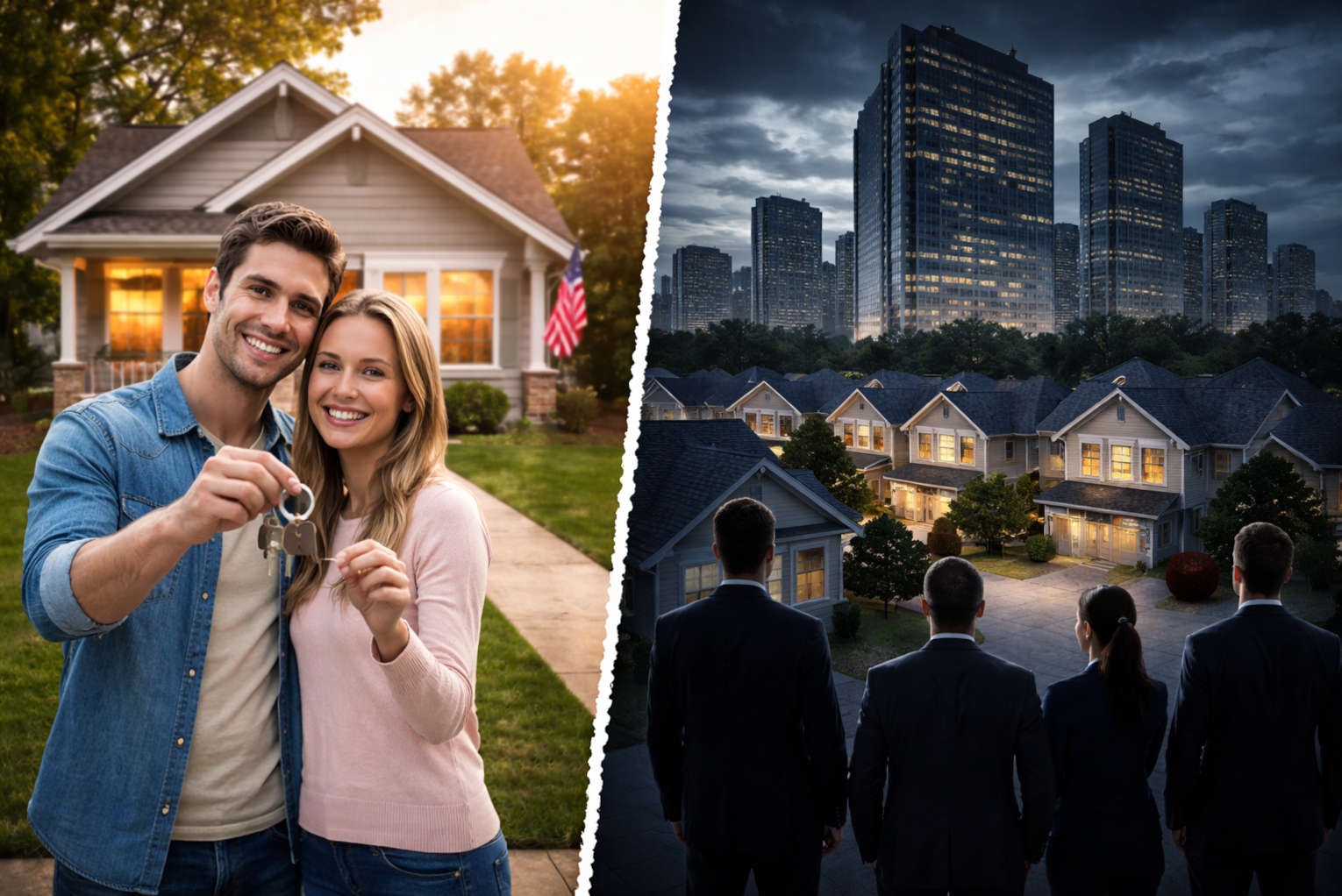 Trump Moves to Block Institutional Investors From Single-Family Homes, Citing American Dream