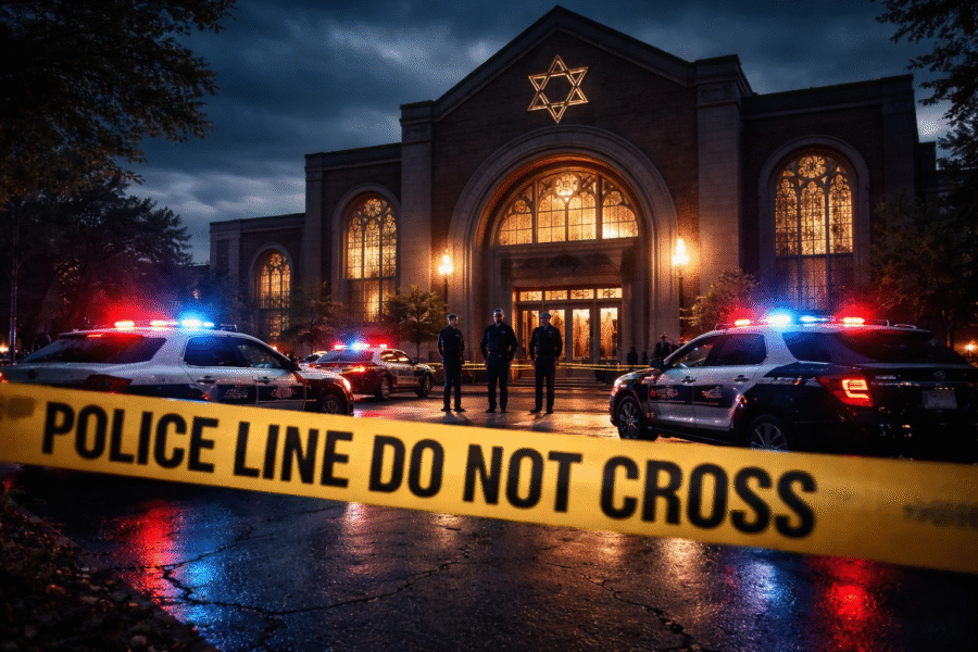 Gunman Shot After Taking Two Women Hostage Near Baltimore Synagogue