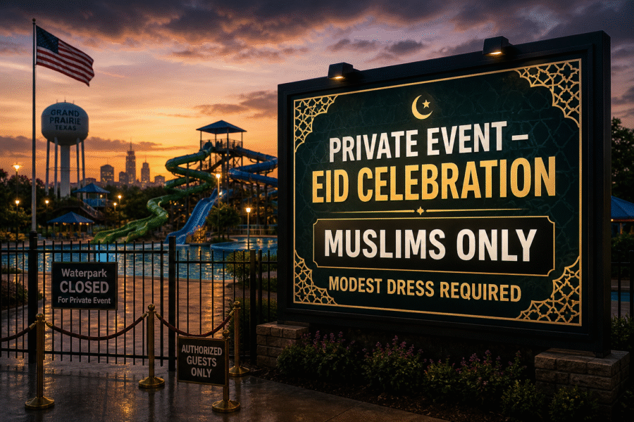 Texas Waterpark Offers ‘Muslims Only’ Day