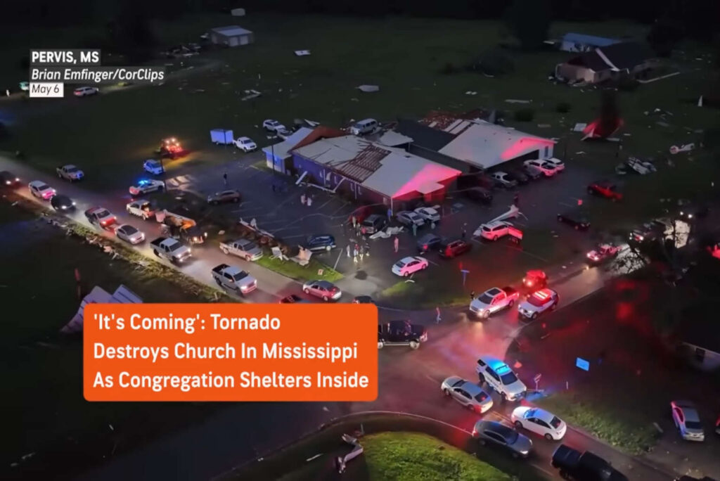 'Amazing Grace' Echoes Through Mississippi Church as Deadly Tornado ...