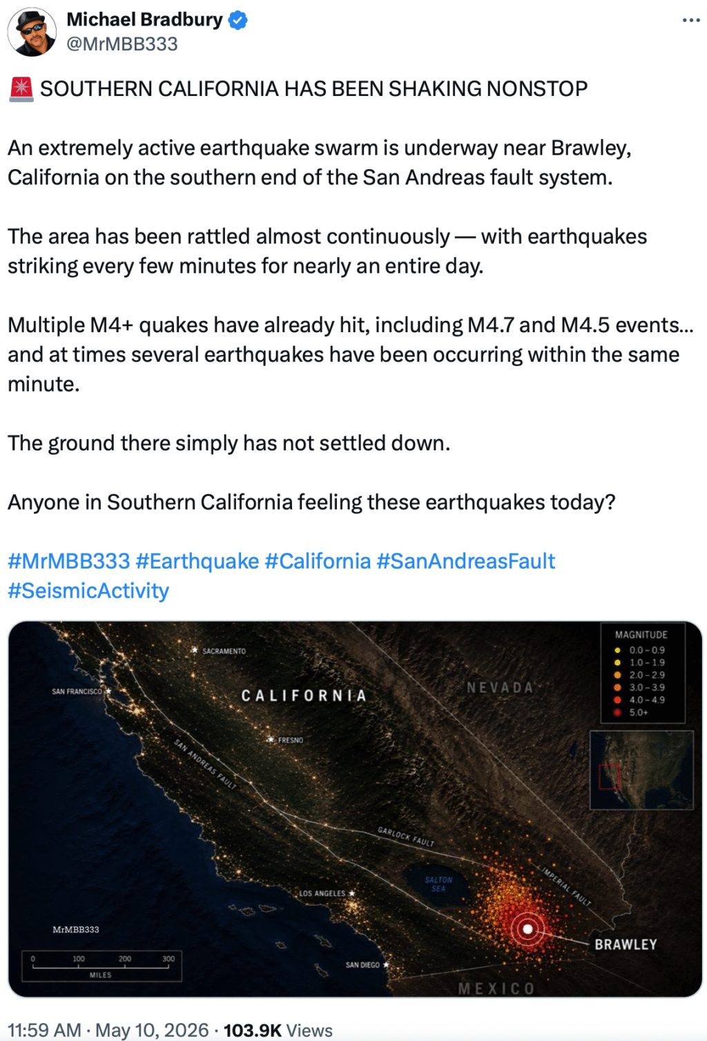 Nearly 400 Earthquakes Rock Southern California – Will A Cataclysmic ...