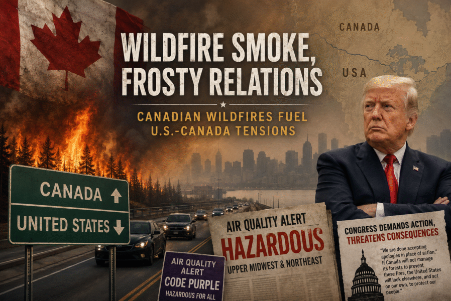 Congress Threatens ‘Consequences’ After Canadian Incompetence Leaves Big Chunk of U.S. with Dangerous Air Quality