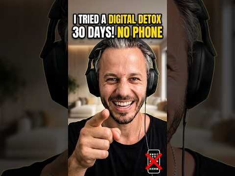 My 30 day digital detox challenge #challenge #productivity