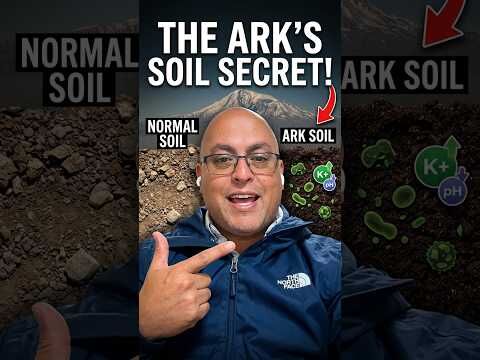 Why is the soil different inside the Ark shape? #mystery #noahsark #bibleprophecy